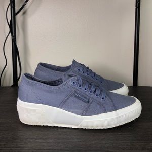 Superga Blue Cotw Linea Sneakers Sz 9